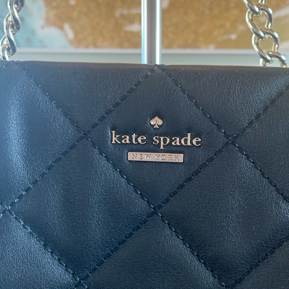 Kate Spade Emerson Place black quilted bag EUC - Picture 4 of 17